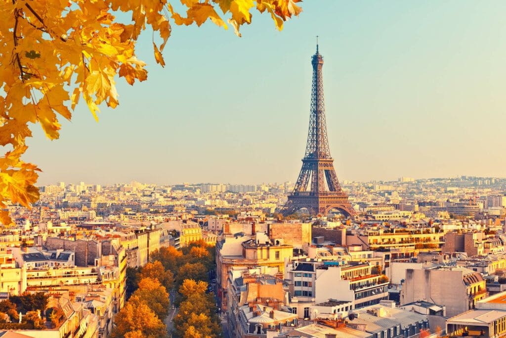 Paris France Autumn Season