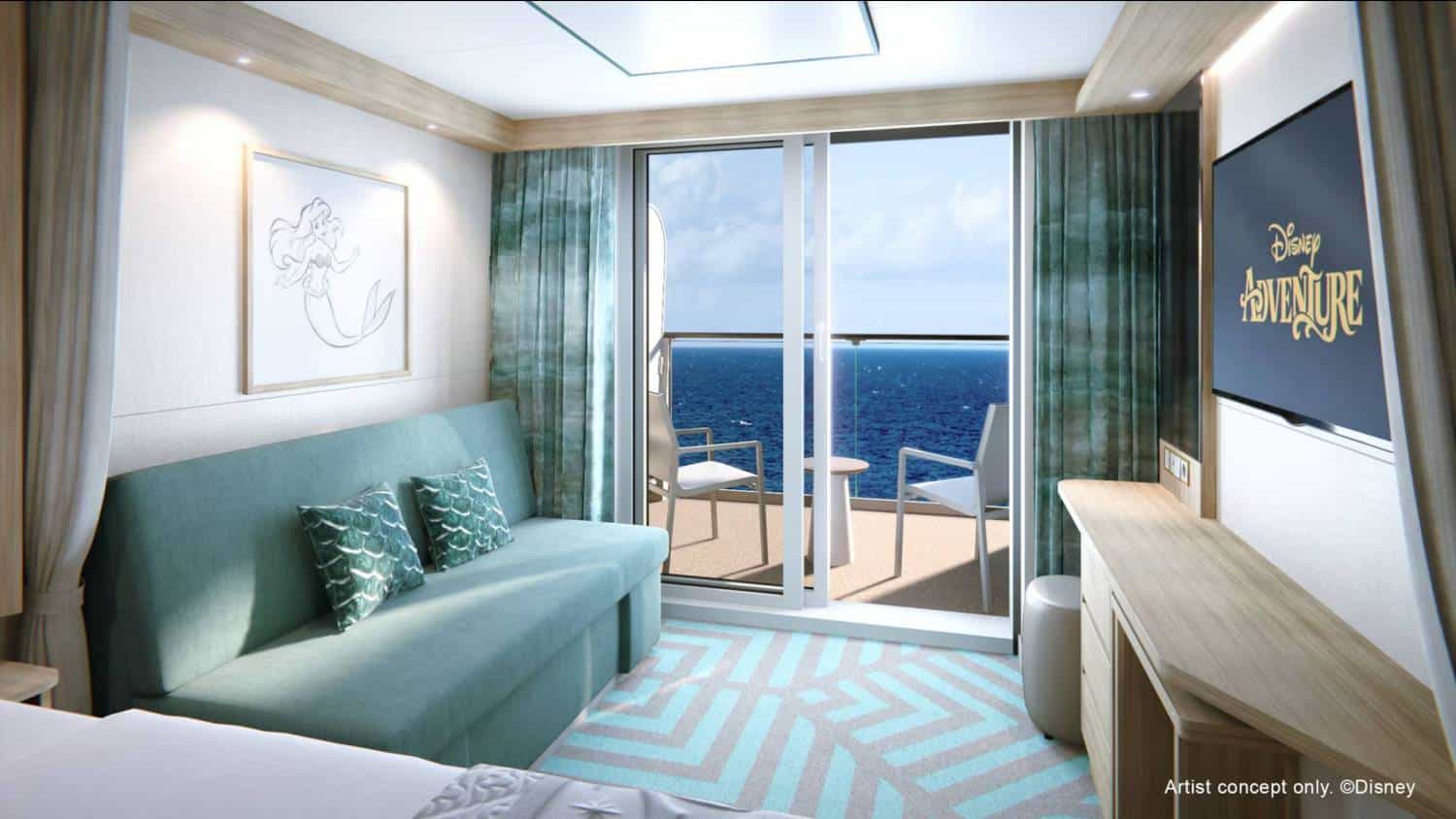 Disney Cruise Line, Disney Adventure, Disney-Inspired Accommodation, Staterooms