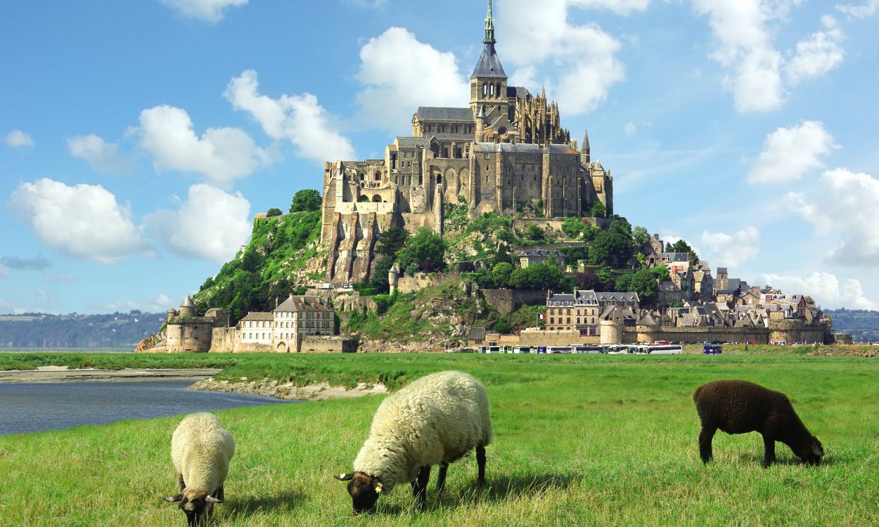 Peace Boat Round the World, Peace Boat Round The World, world cruise, peaceboat, sustainability, France, Mont Saint Michel