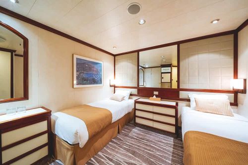 Peace Boat Pacific World Around The World Cruise Cabin Room