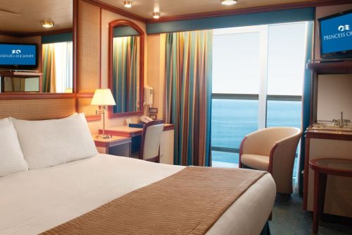 Emerald Princess Cruise, Balcony Cabin