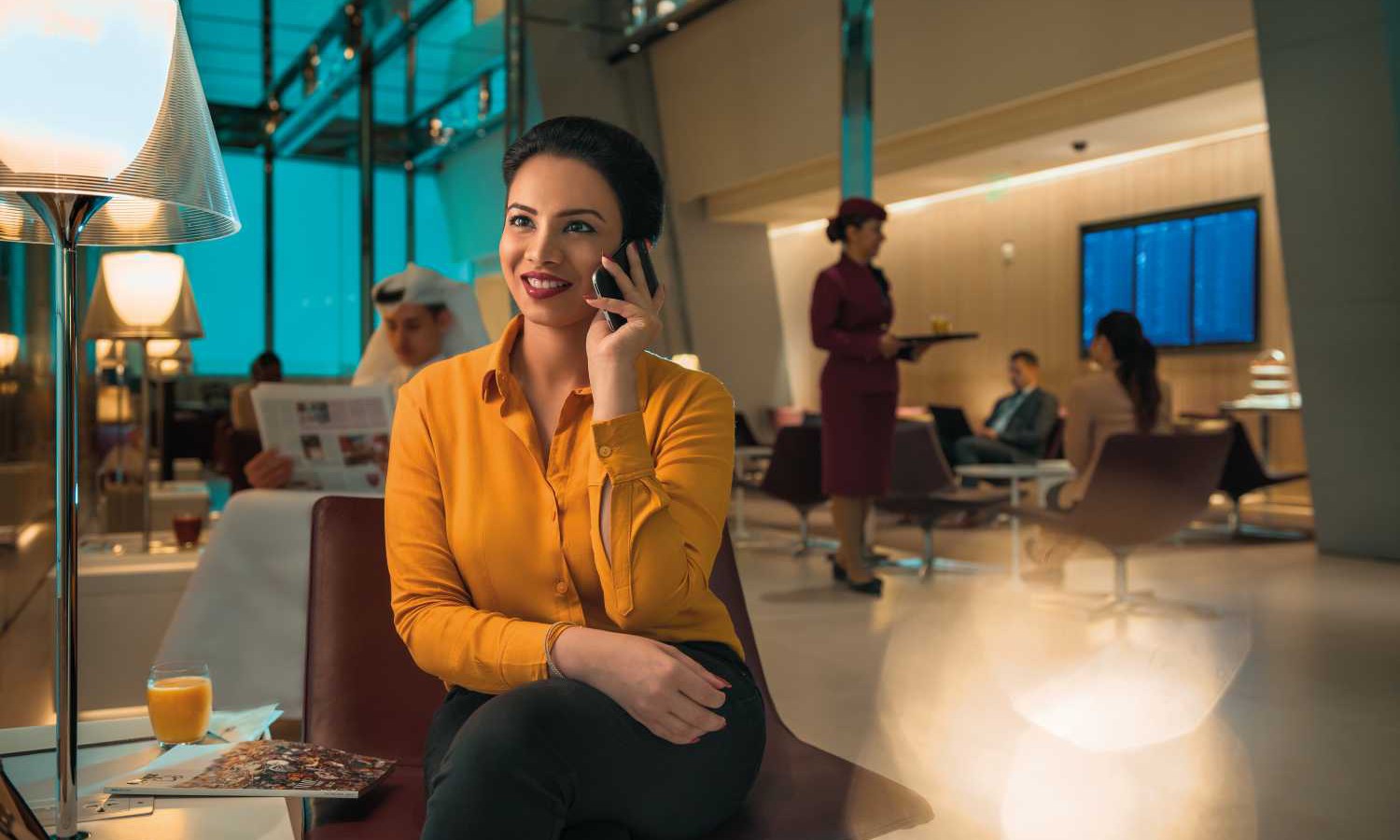 Qatar Airways, Al Maha Lounge Access