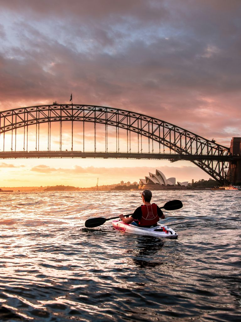 Sunrise kayaking