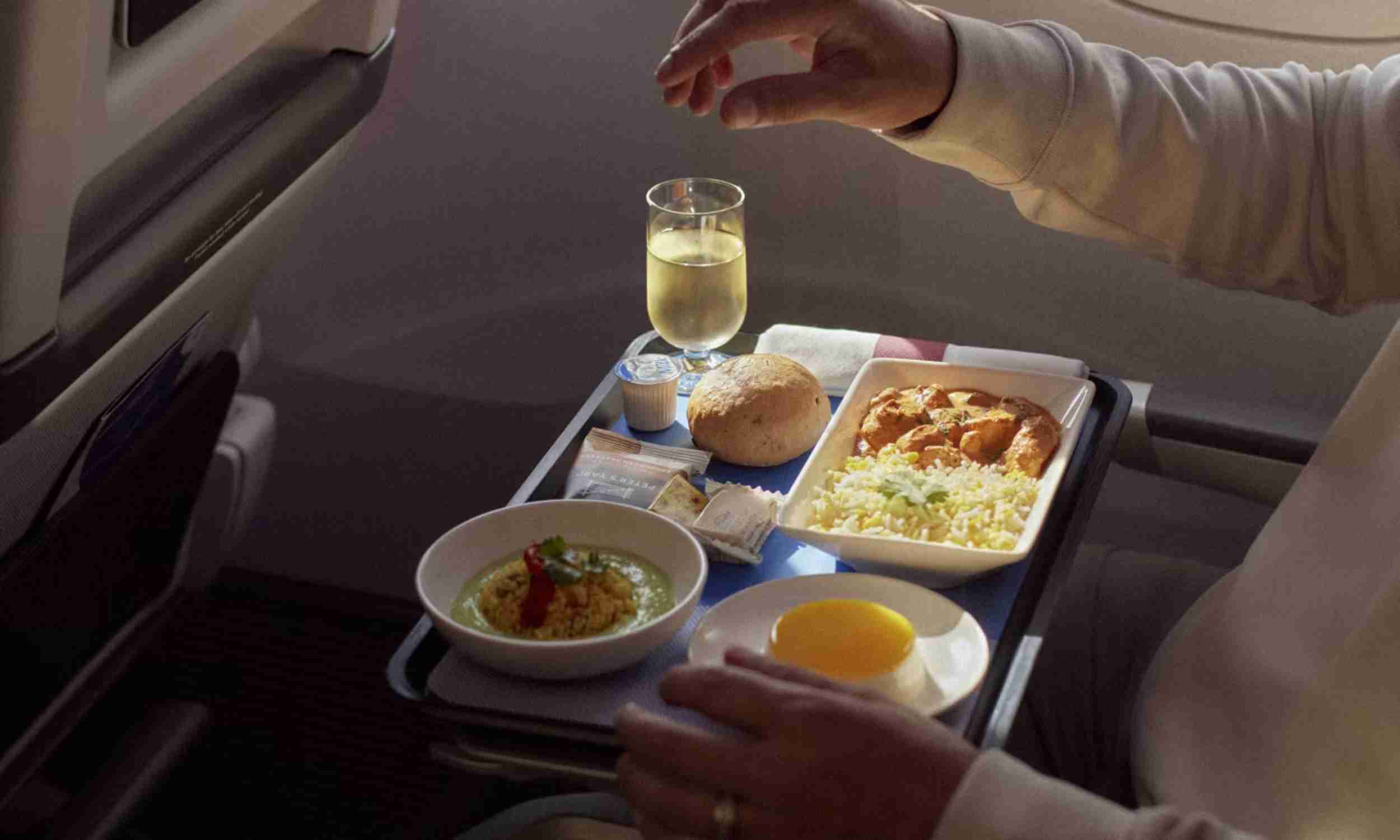 British Airways, premium Economy meal